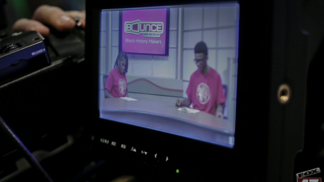 Behind the scenes of "Black History Makers"