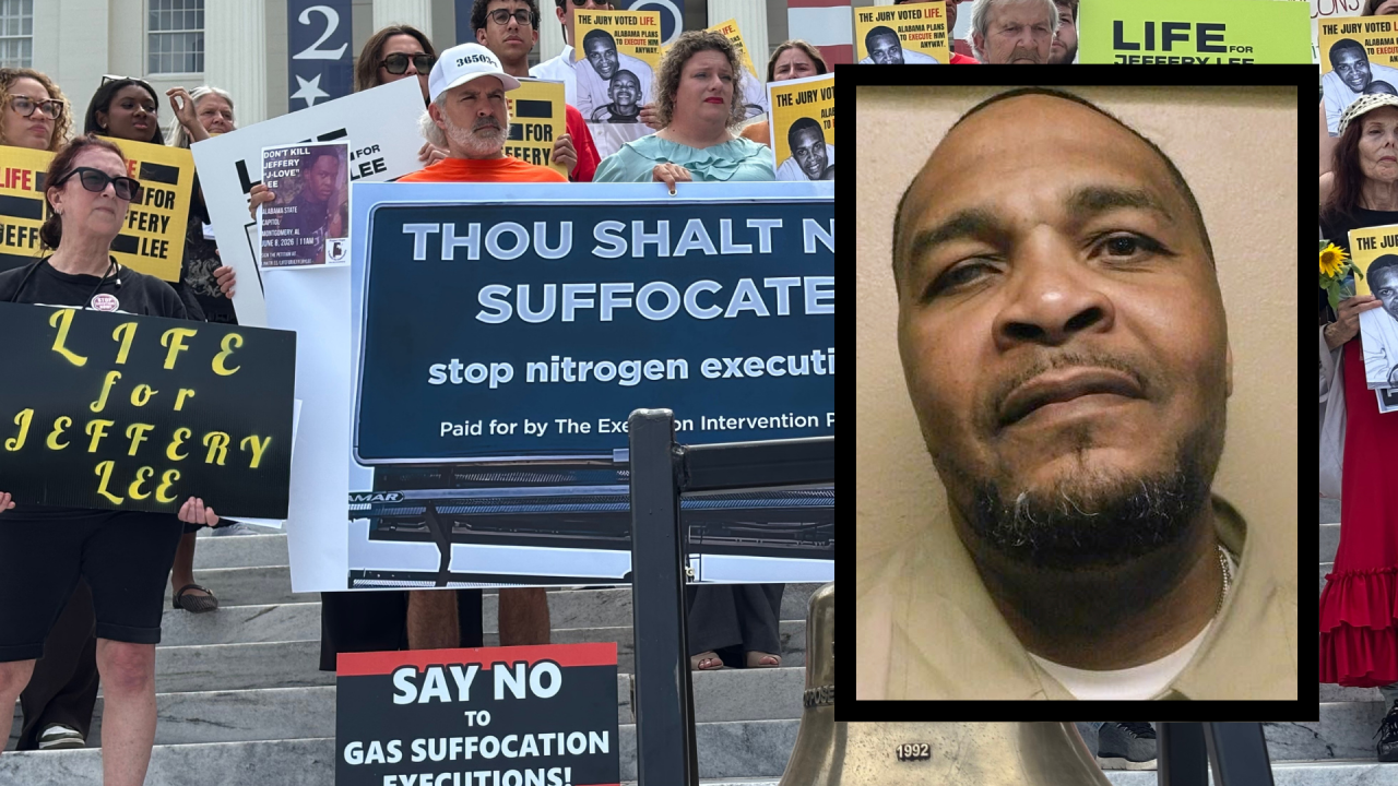 Jeffery Lee nitrogen gas execution Alabama