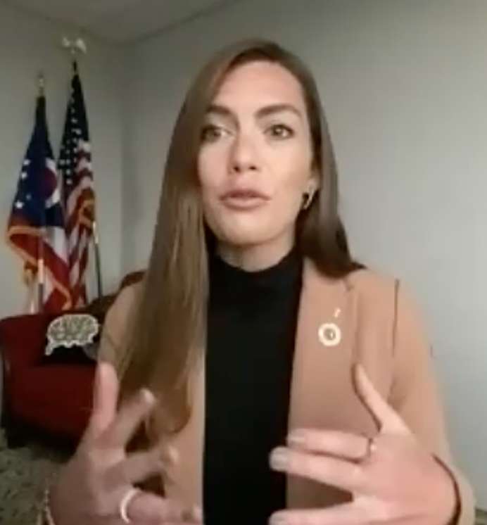 Ohio Rep. Jena Powell on Zoom