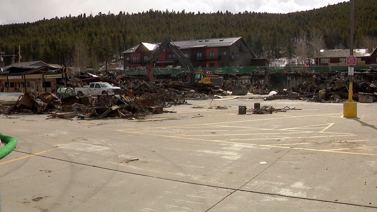 caribou village fire demolition debris removal