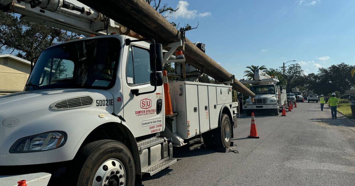 Outoftown utility crews work long hours for days restoring power in