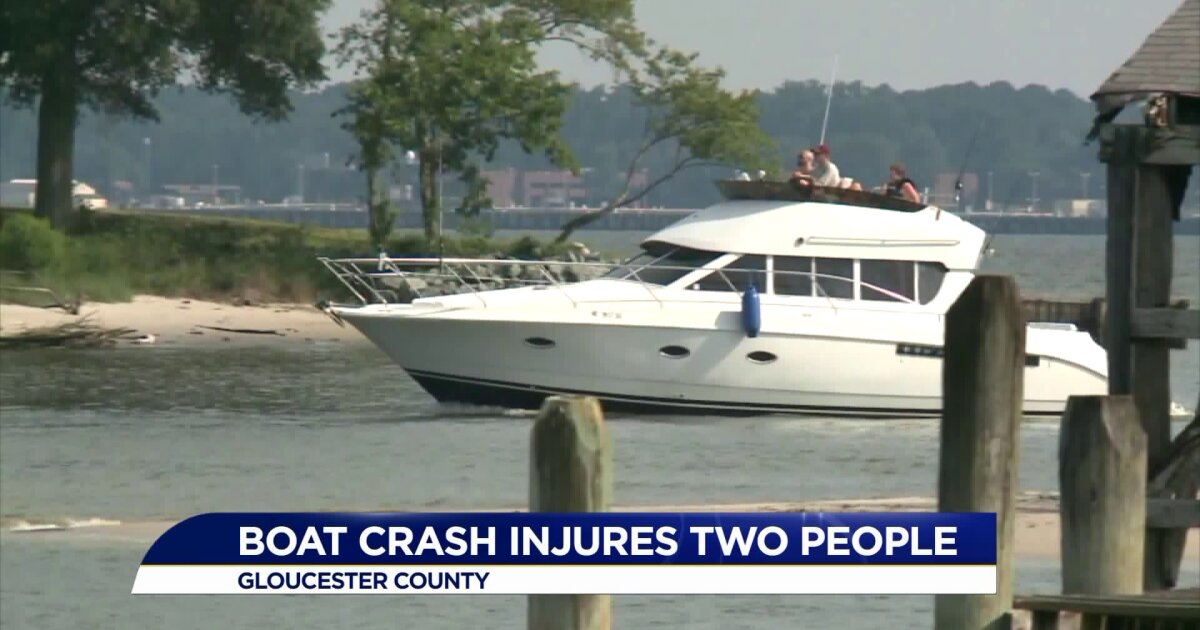 Boater in critical condition after two boats collide in Gloucester Co.