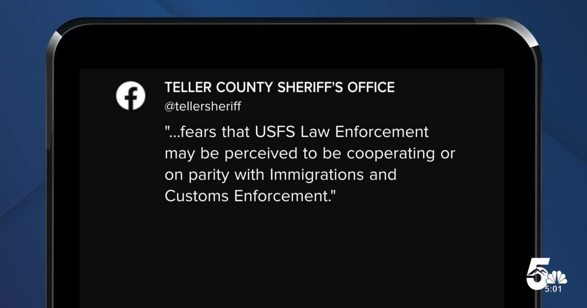 Teller County sheriff ramps up enforcement on US Forest Service land Memorial Day weekend
