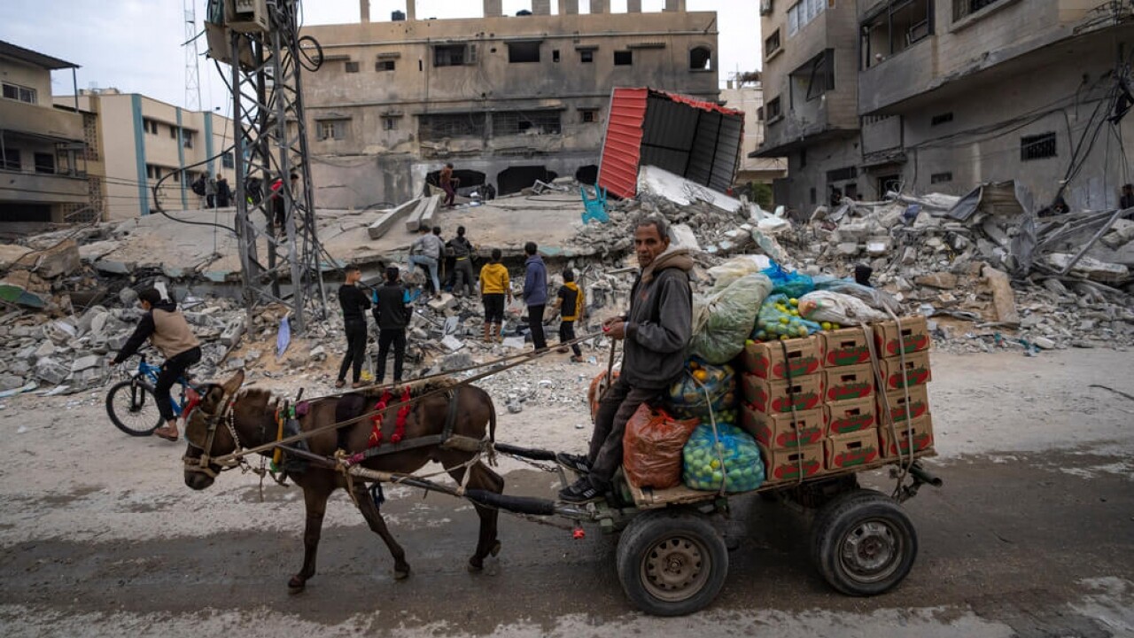 Palestinians in the Gaza Strip