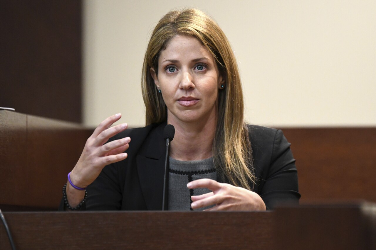 Wendi Adelson testifies during 2019 murder trial