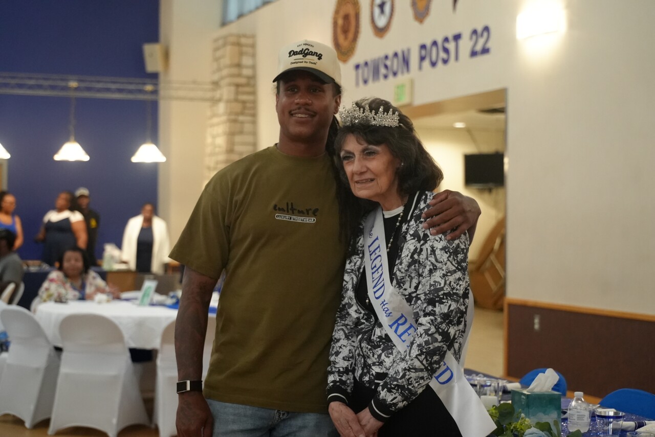 Dr. D'Anna and a former student