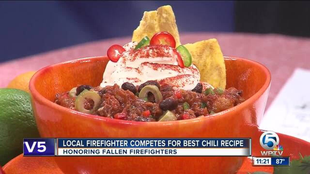 Boca Raton firefighter competes in national chili competition