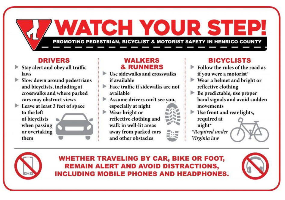Pedestrian Driver Safety Info