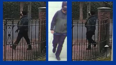 Images show a person of interest in the Brown University mass shooting.