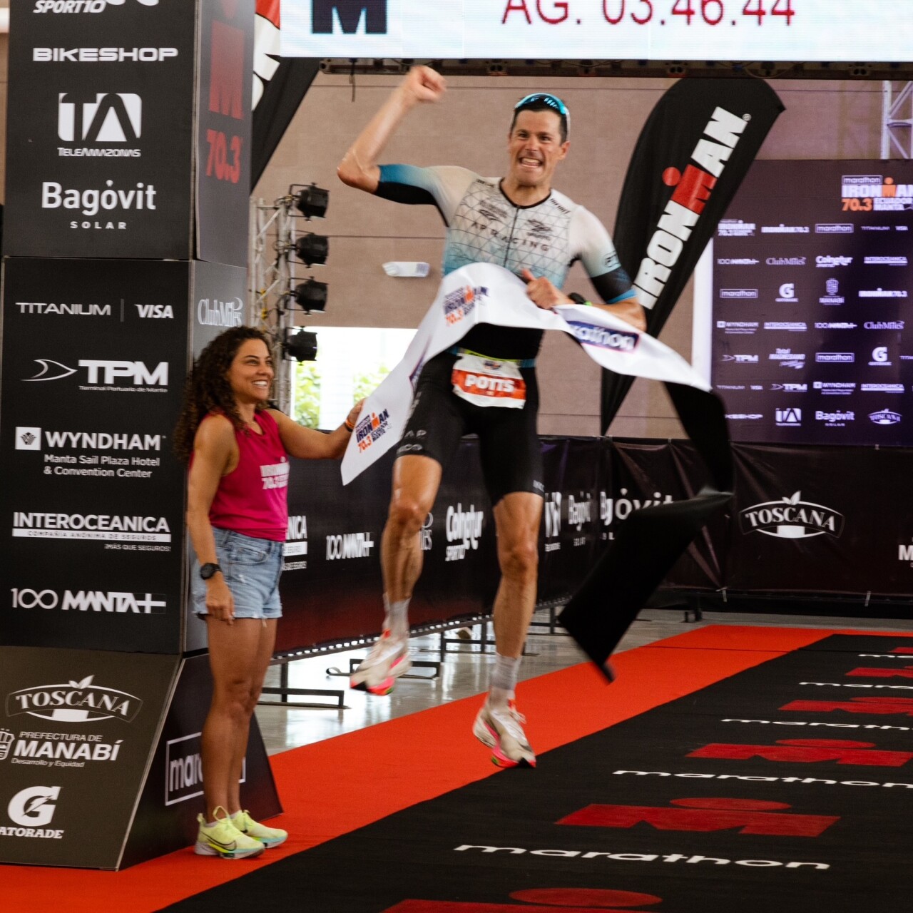 Andy Potts wins the Half IRONMAN