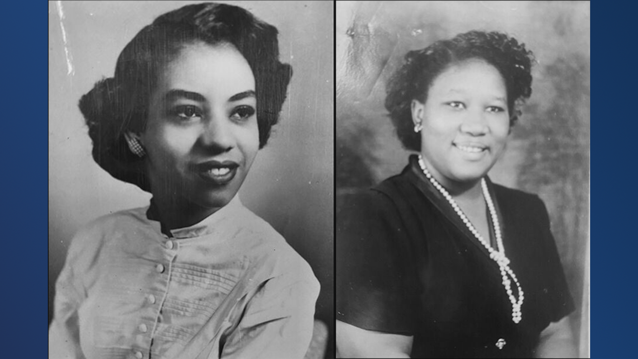 Delaris Johnson Risher and Lelia Robinson Dabbs