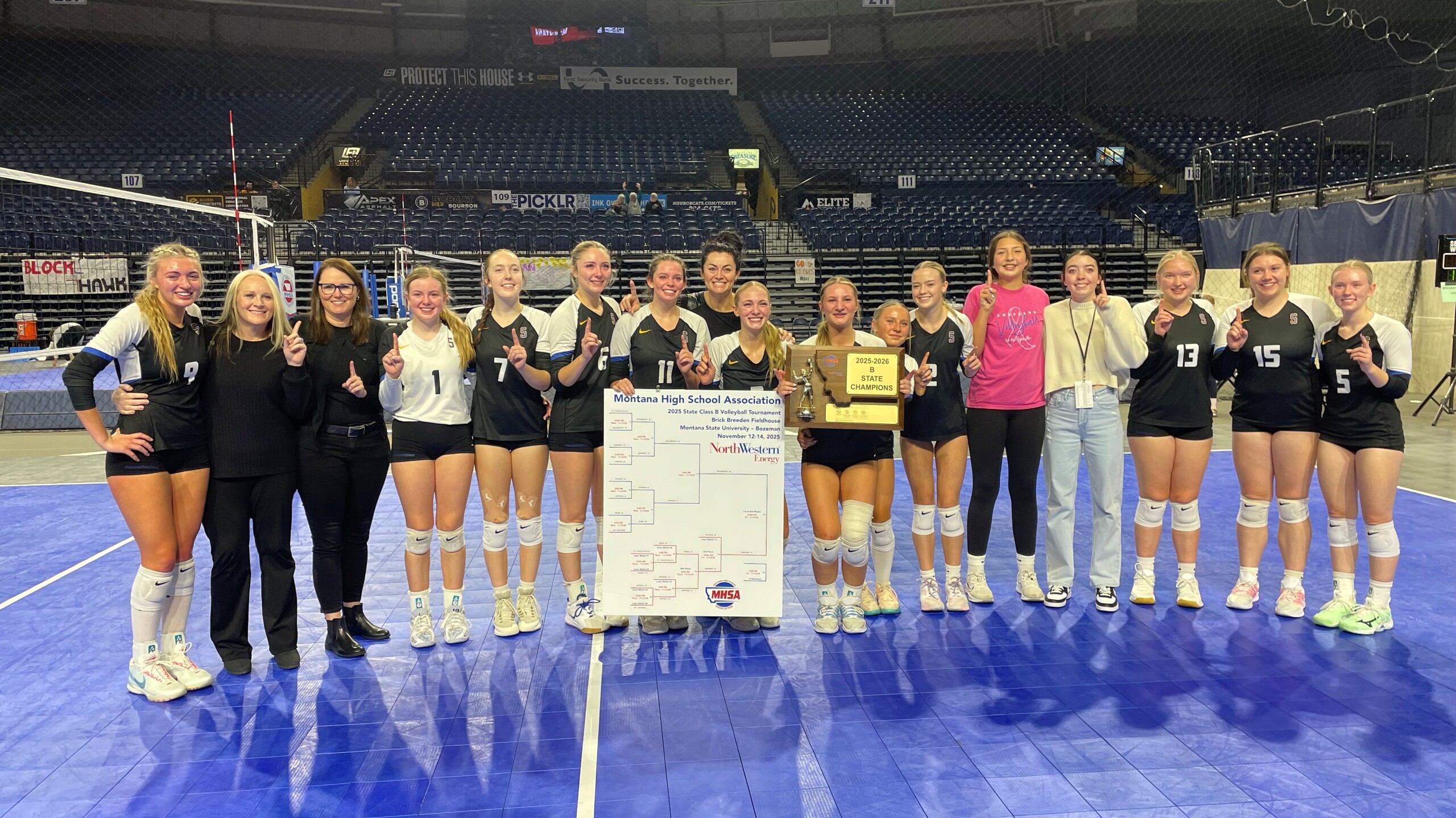 2025 Shepherd volleyball champions