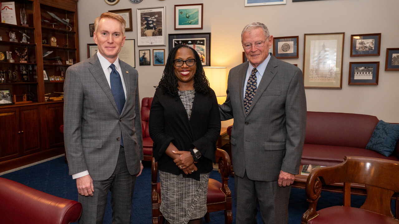 Inhofe, Lankford meet Judge Jackson