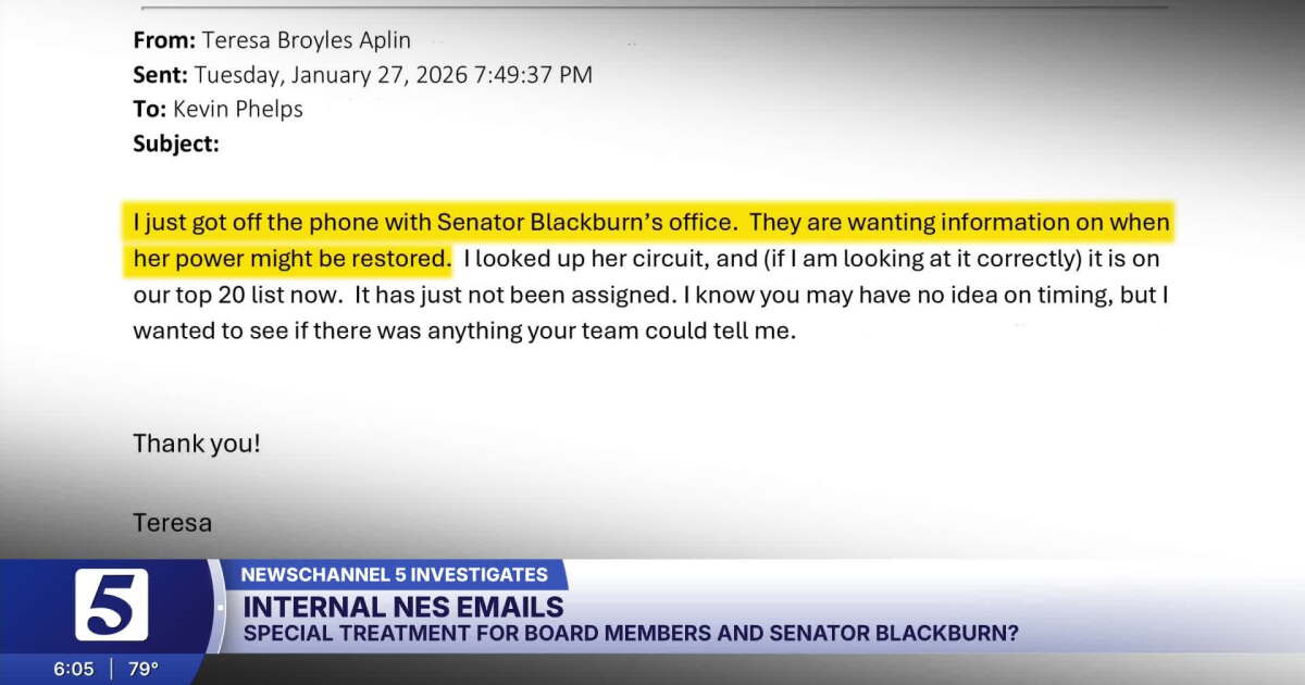 NES emails show CEO directed staff to give board members, senator special ...