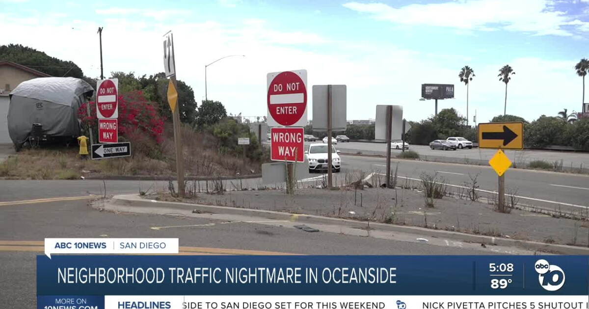 City of Oceanside reviewing options to relieve traffic issue for the Capistrano neighborhood