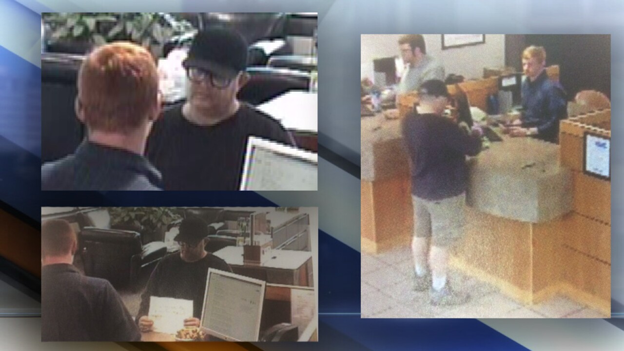 Boulder Police Searching For A Bank Robbery Suspect