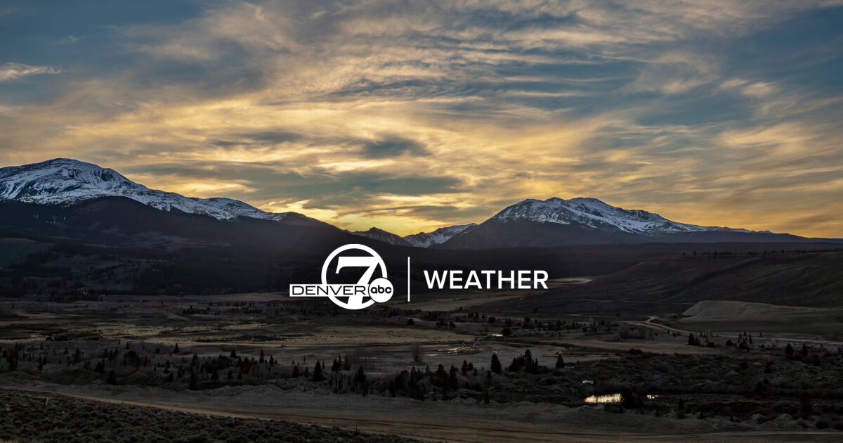 An unseasonably warm start to the week across Colorado