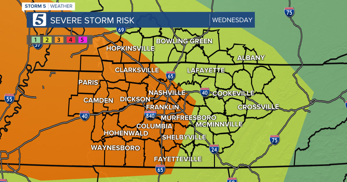 Storm 5 Alert will go into effect for Wednesday's storm pattern - Vimarsana News