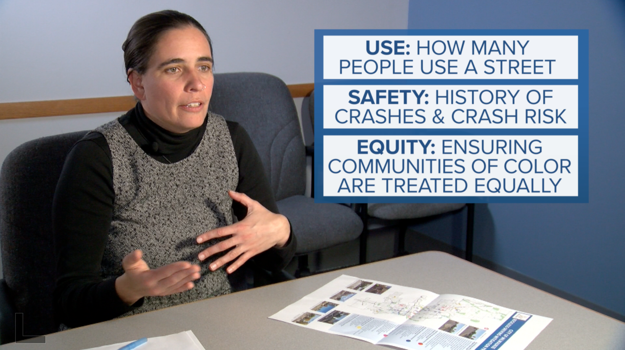 Kate Riordan explaining prioritization model