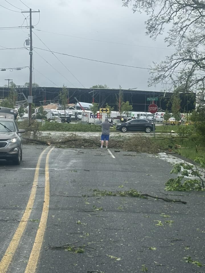 Portage FedEx Damage