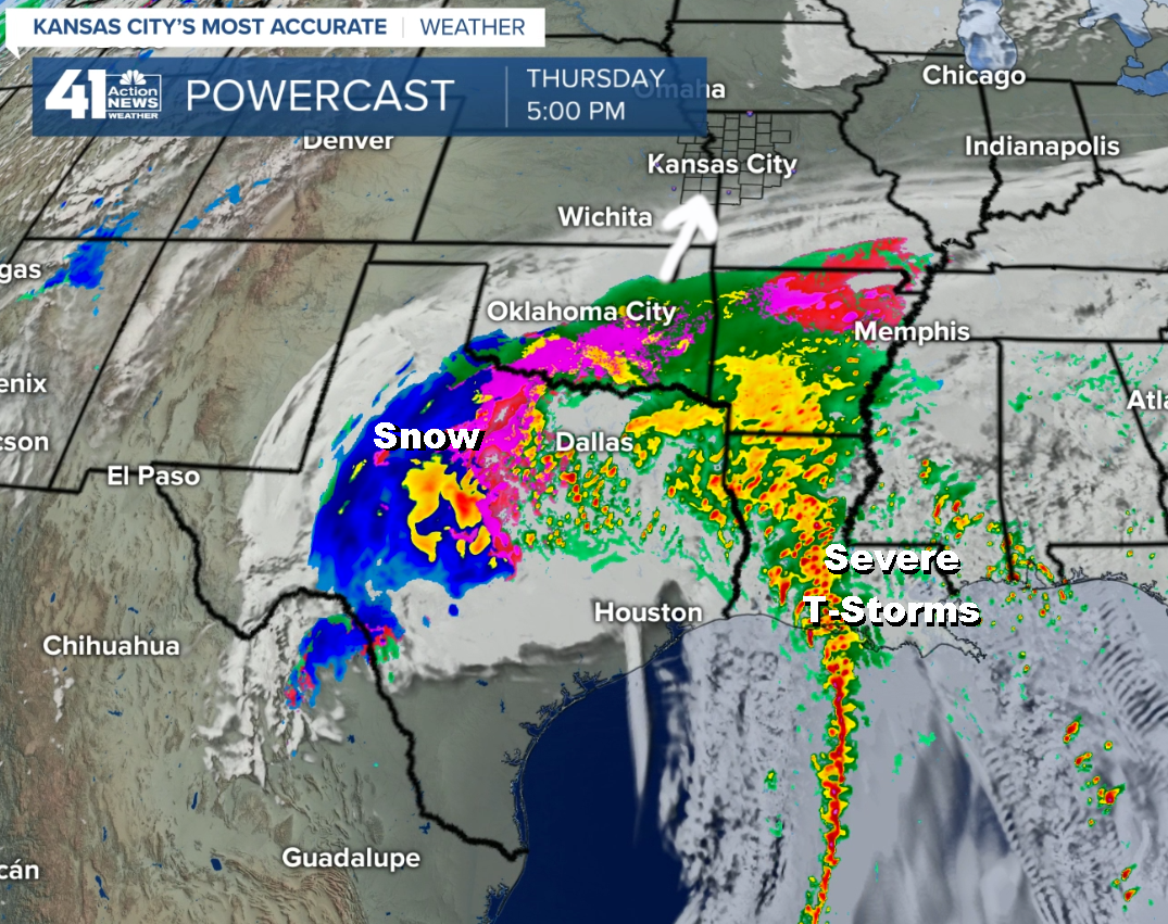 Major Storm Develops On New Year's Eve
