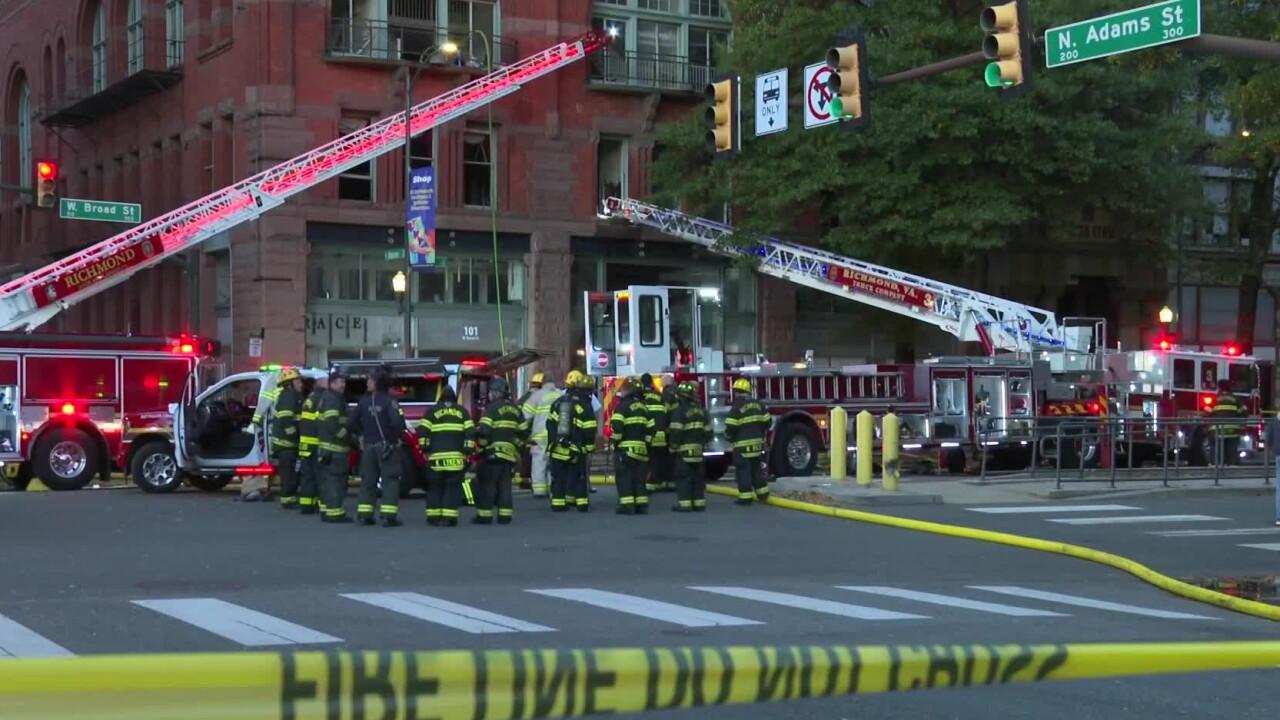 No injuries after crews battle 3-alarm fire at historic Richmond building