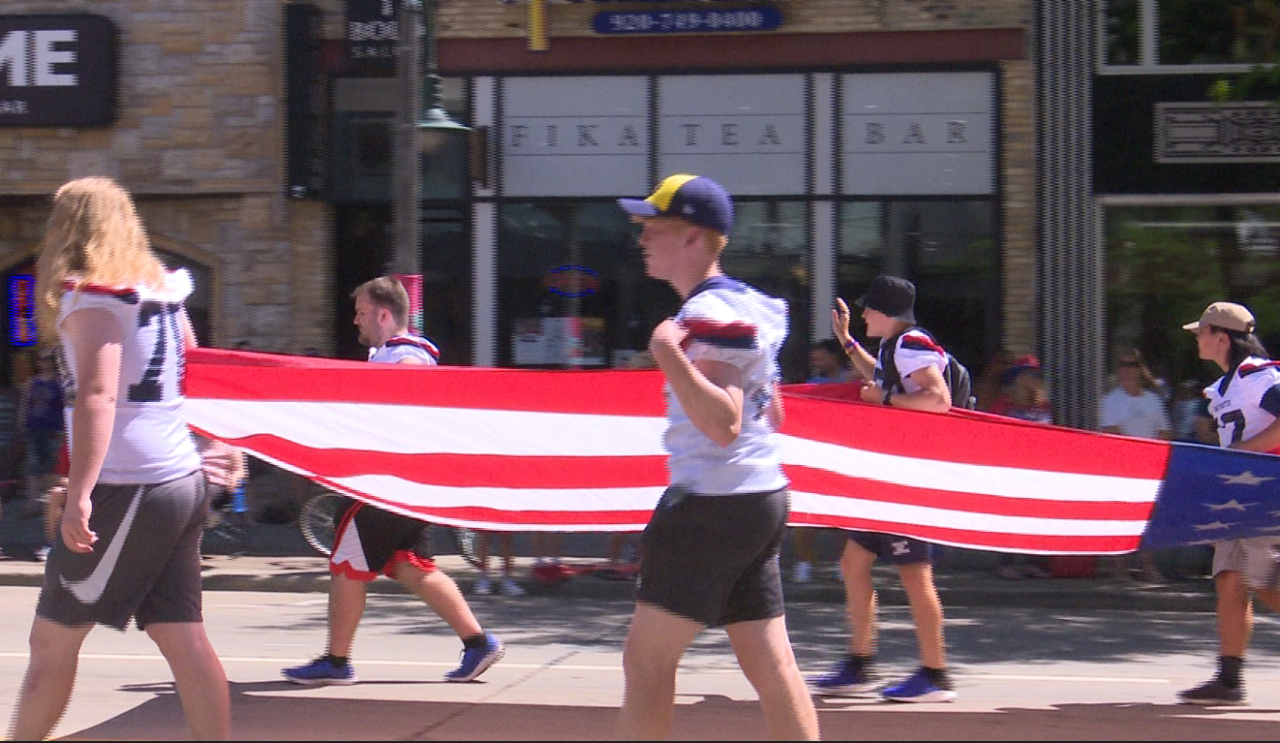 Honoring "Old Glory" at the 70th Appleton Flag Day Parade