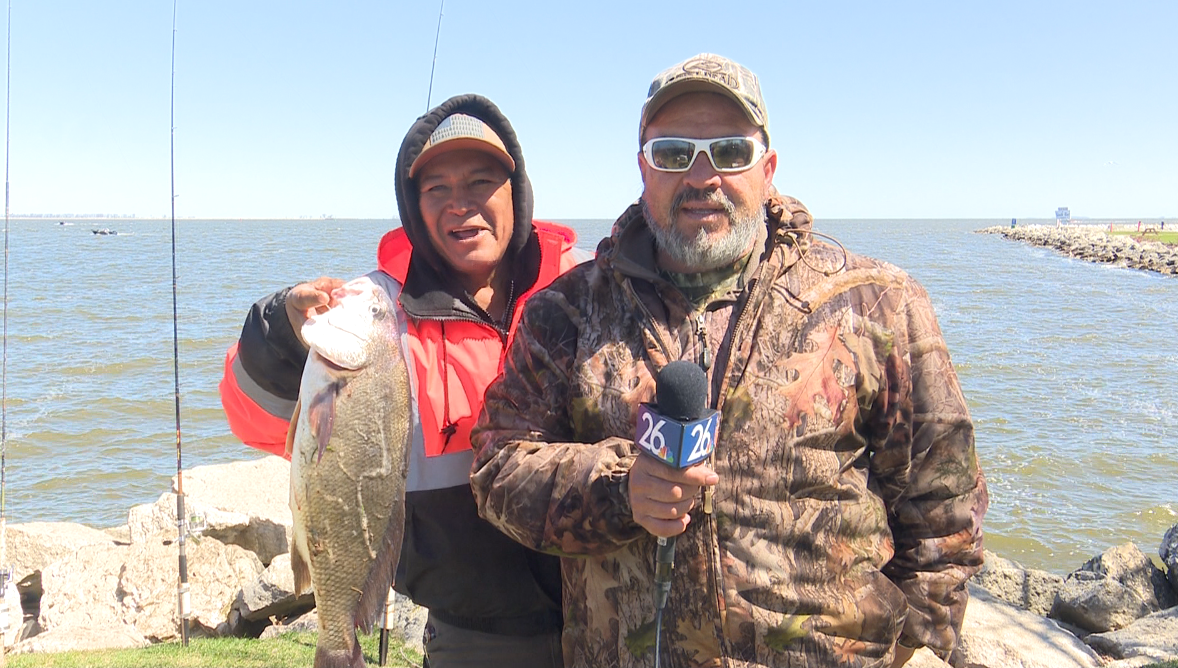 Fishermen enjoy a beautiful day for the start of the general fishing season