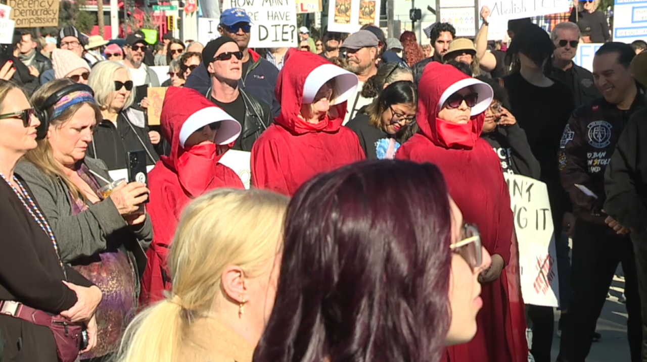 Hundreds protest in Las Vegas after Minneapolis mother killed by ICE officer