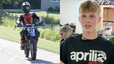 De Pere native 16-year-old Hank Vossberg closes in on MotoAmerica championship