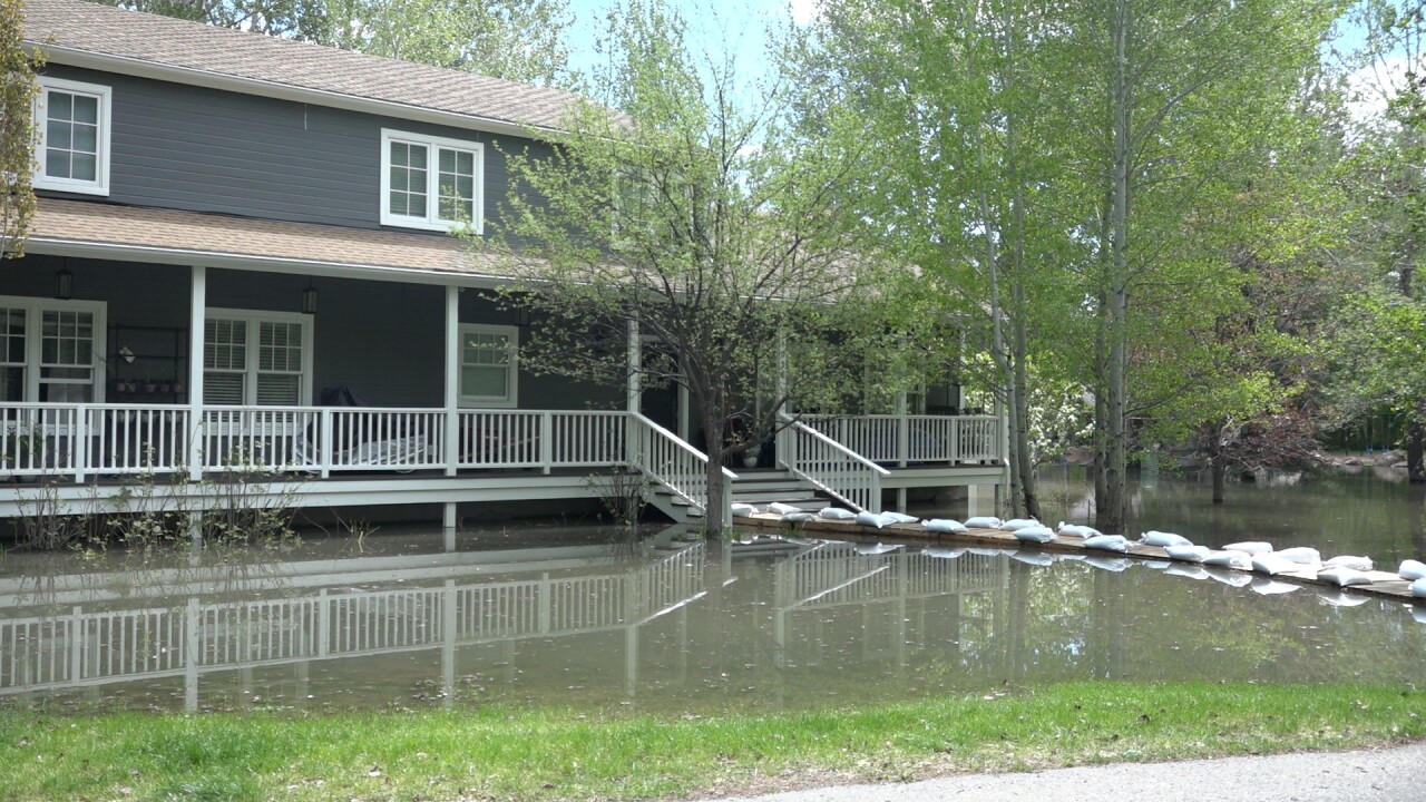 Flooding near War Eagle Drive