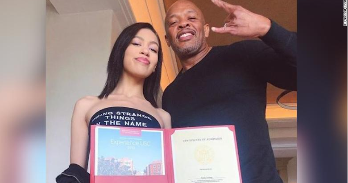 Dr. Dre celebrates his daughter getting into USC 'on her own'