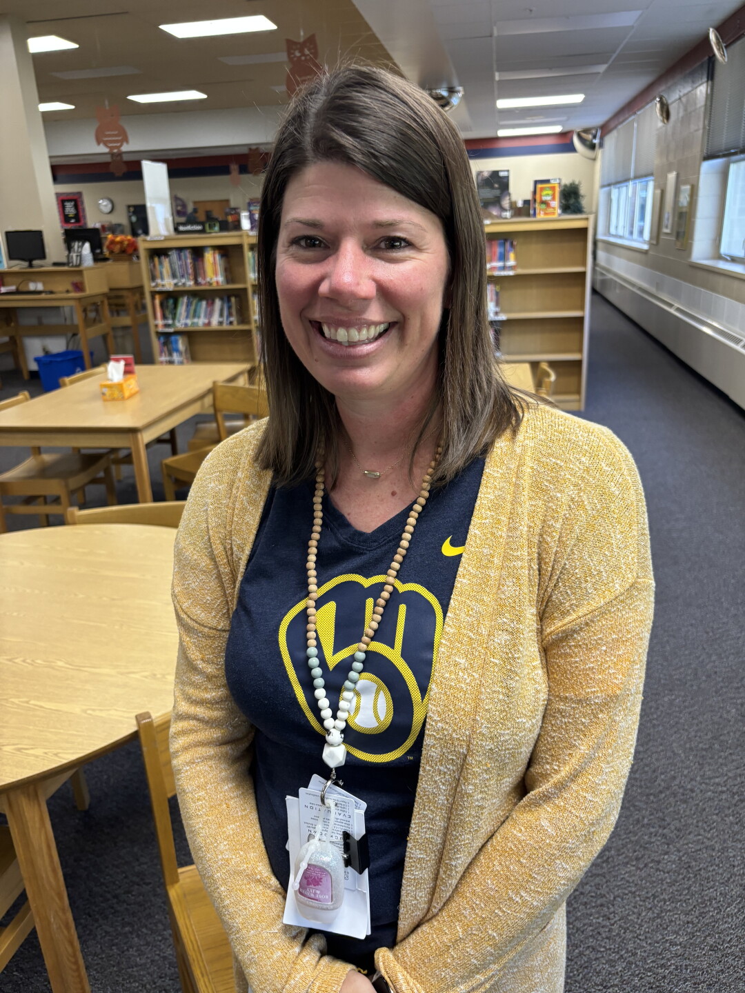 Lindsey Poirier is an English and language arts teacher at Slinger Middle School