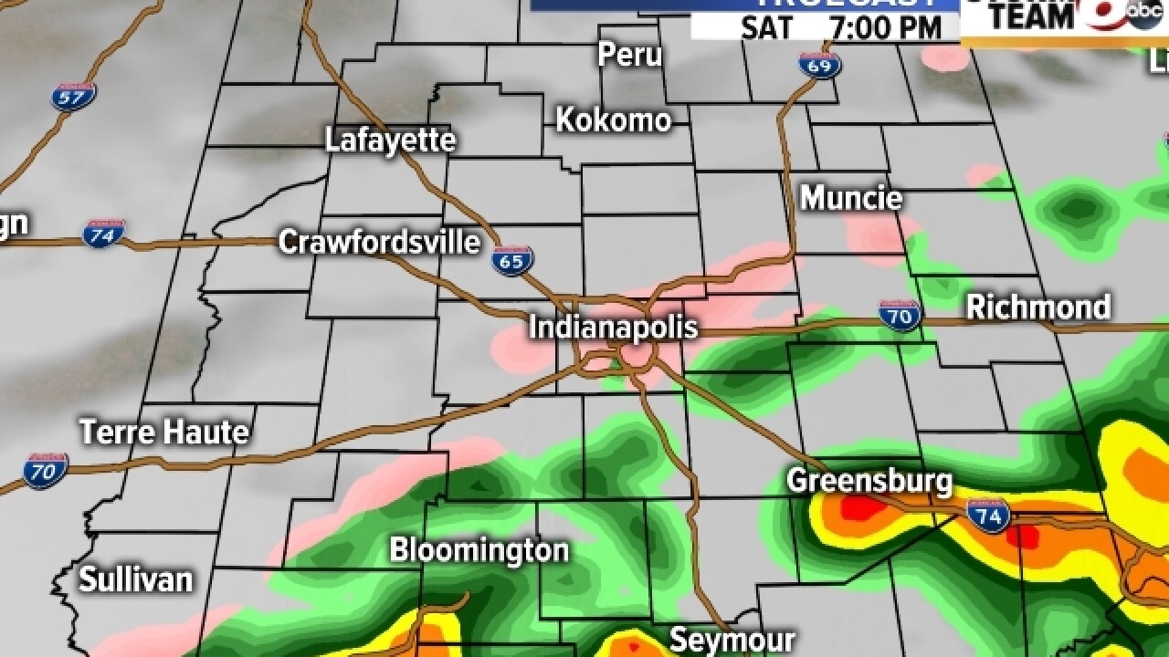 TIMELINE: When the wintry mix is headed your way