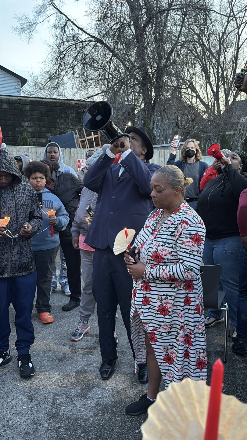 Daquain Johnson vigil