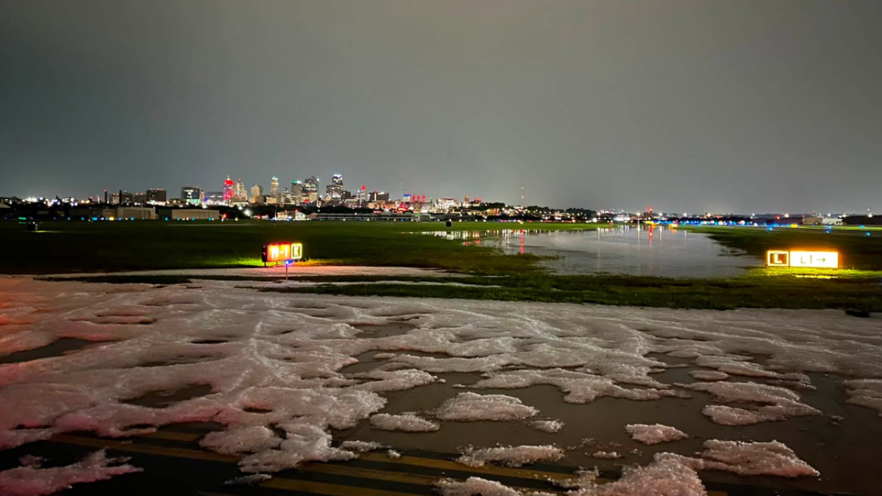 hail at downtown airport