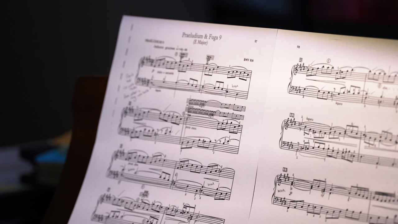 Rodriguez plays piano