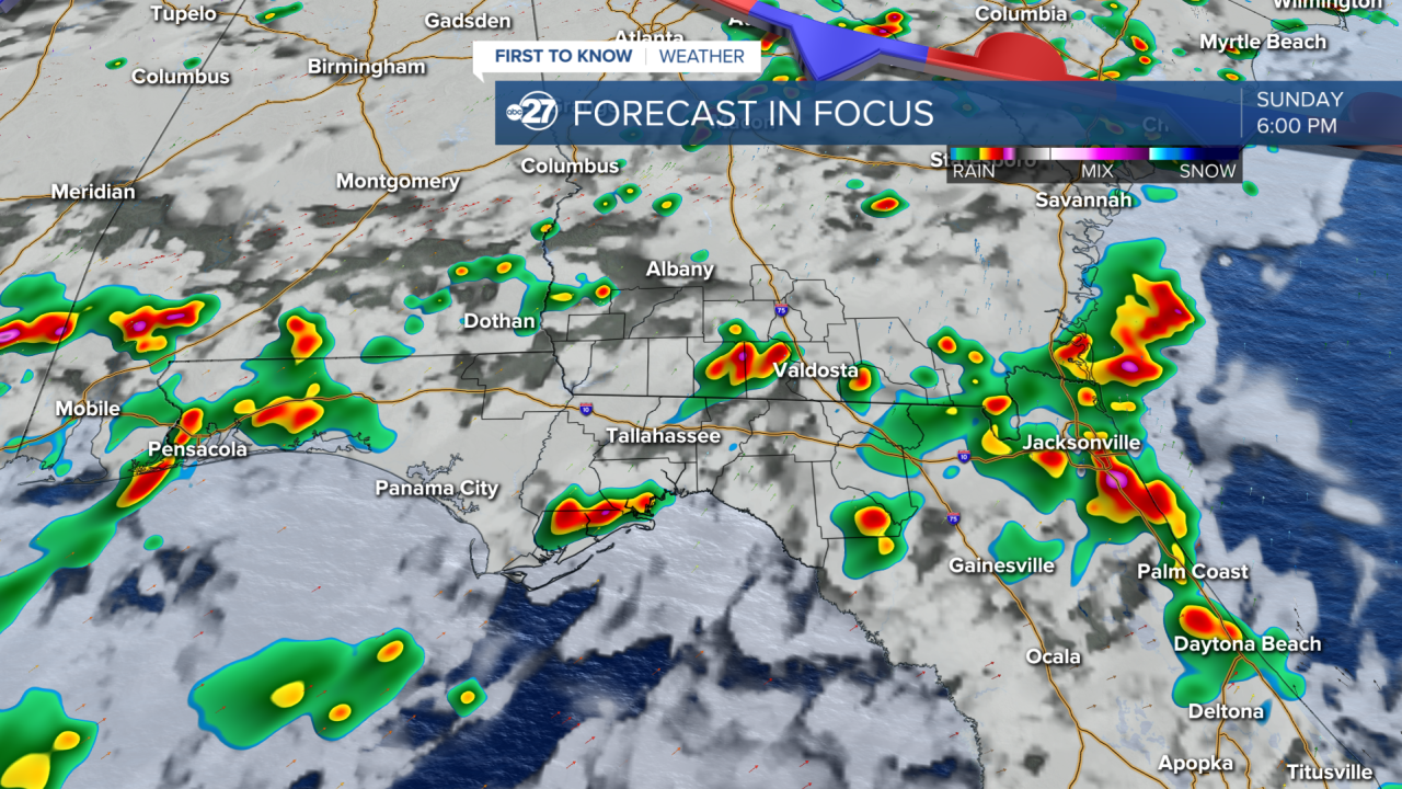 Forecast in Focus Sunday 6 p.m.