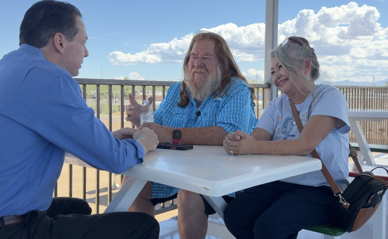 Daniel and Blanca Contreras speak with Pat Parris about sale