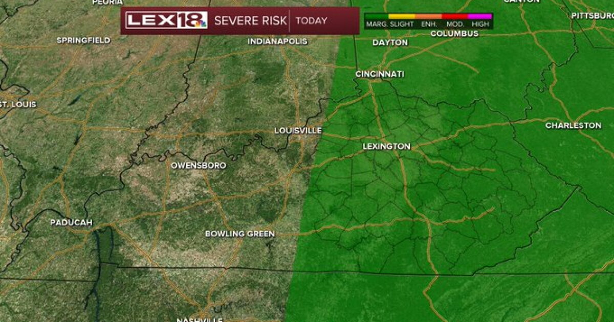 Strong to severe storms possible Saturday