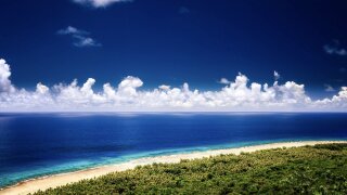 The north coast of Guam