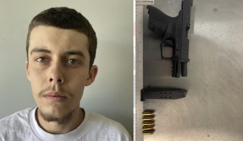 Kenneth Steven and gun