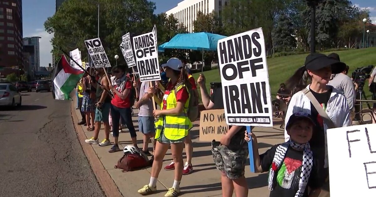 Group gathers at Colorado's Capitol to protest U.S. strikes on Iranian nuclear sites