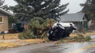 Rare emergency alert issued as destructive windstorm batters Montana