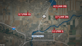 Great Falls Earthquakes 2026