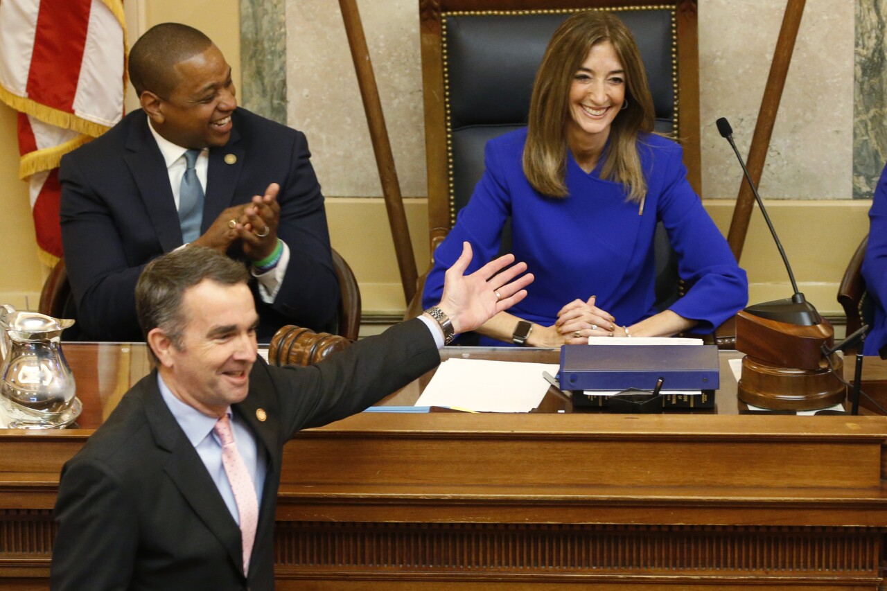 Ralph Northam, Eileen Filler-Corn, Justin Fairfax