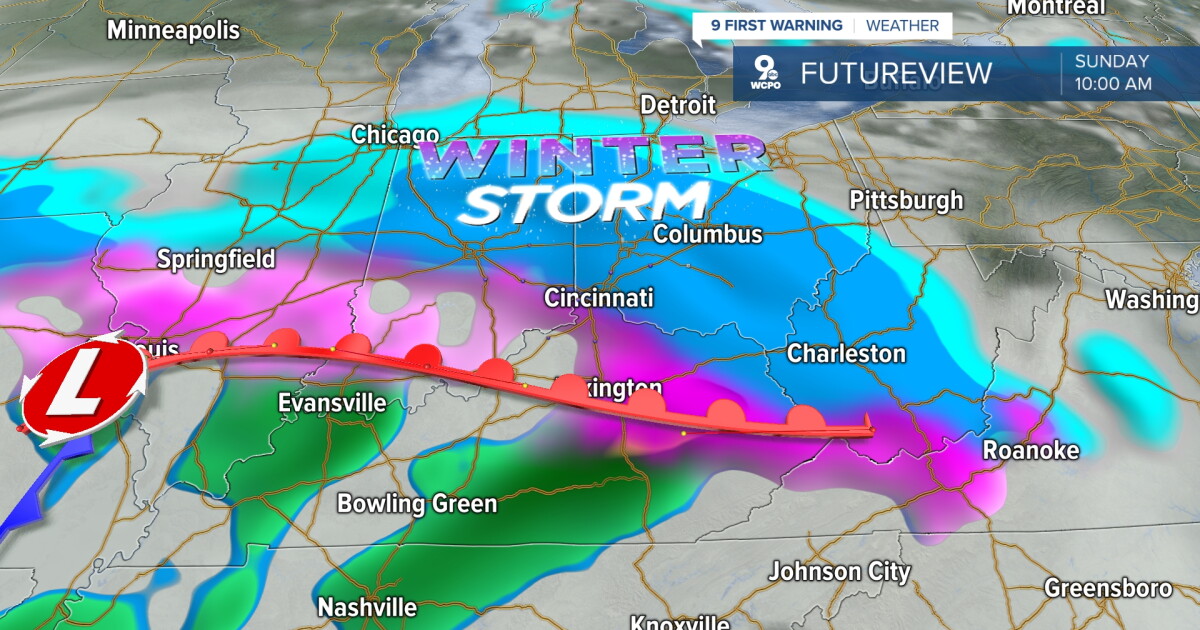 Major winter storm heads our way