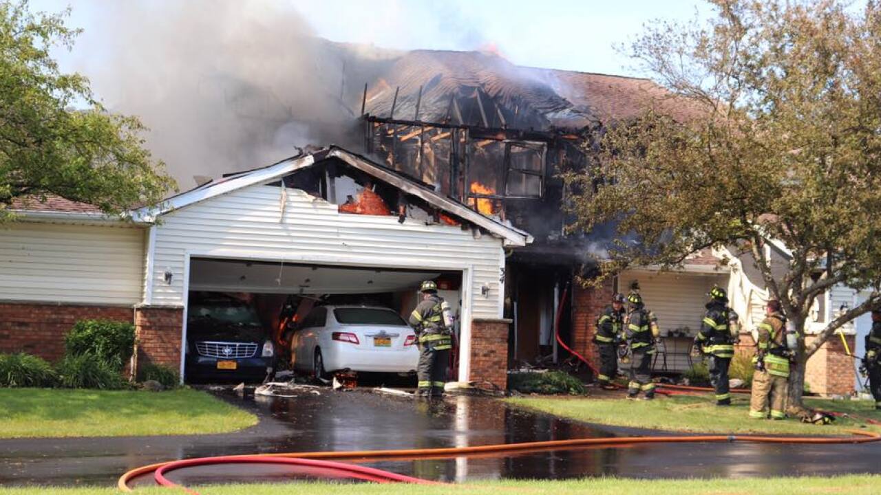 Multiple Fire Agencies Respond To Fire In Orchard Park Saturday