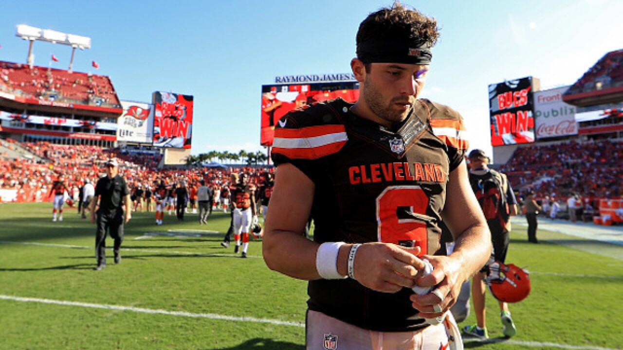 Report Nfl Knows Hit On Baker Mayfield Should Have Been Flagged