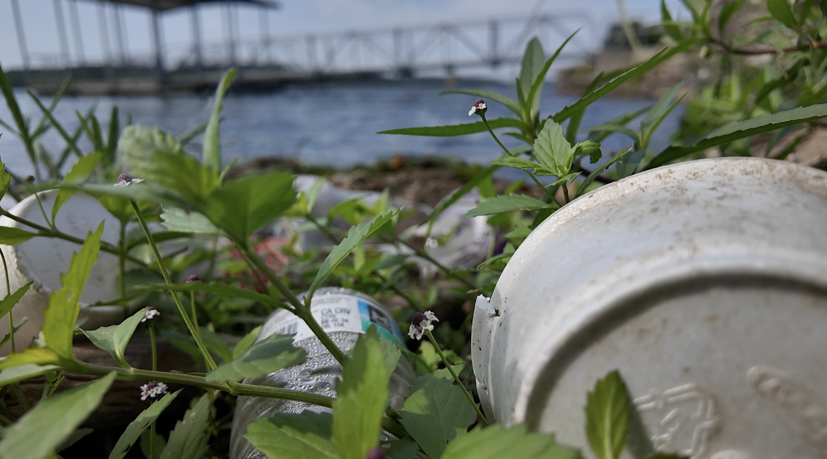 Trash at Lake Jacomo